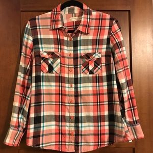 🌹4 for $25🌹Faded Glory Plaid Button Up Shirt M